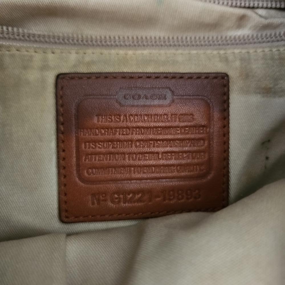 Coach Vintage Brown Leather Legacy Large Hobo Classic Designer Shoulder Purse - Picture 8 of 14